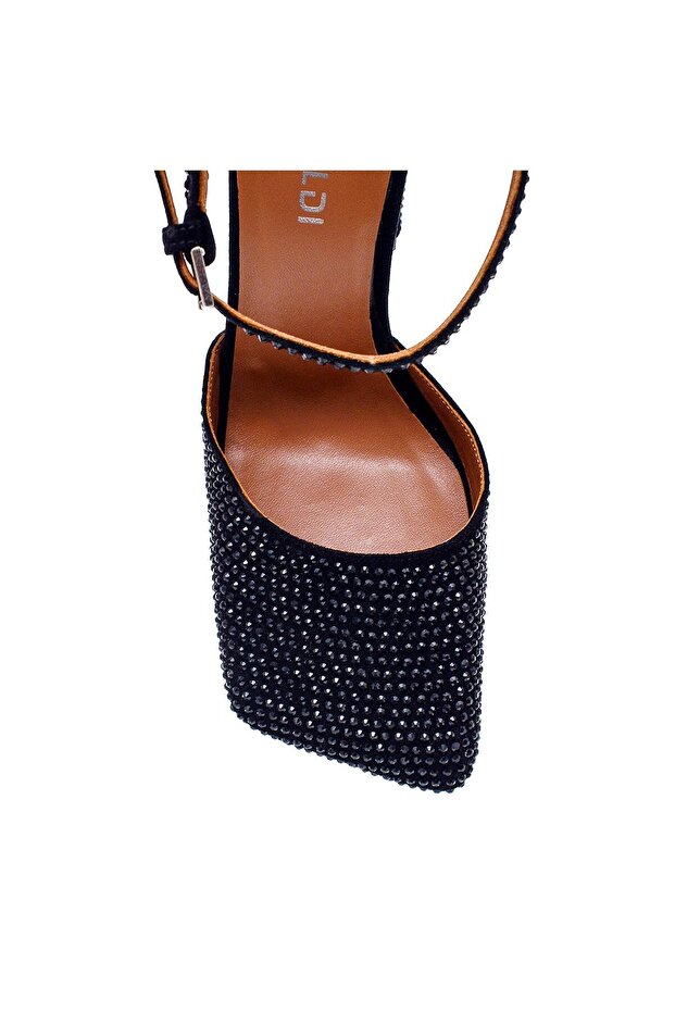 RONATO SİYAH SÜET Kadın KALIN TOPUK - 4