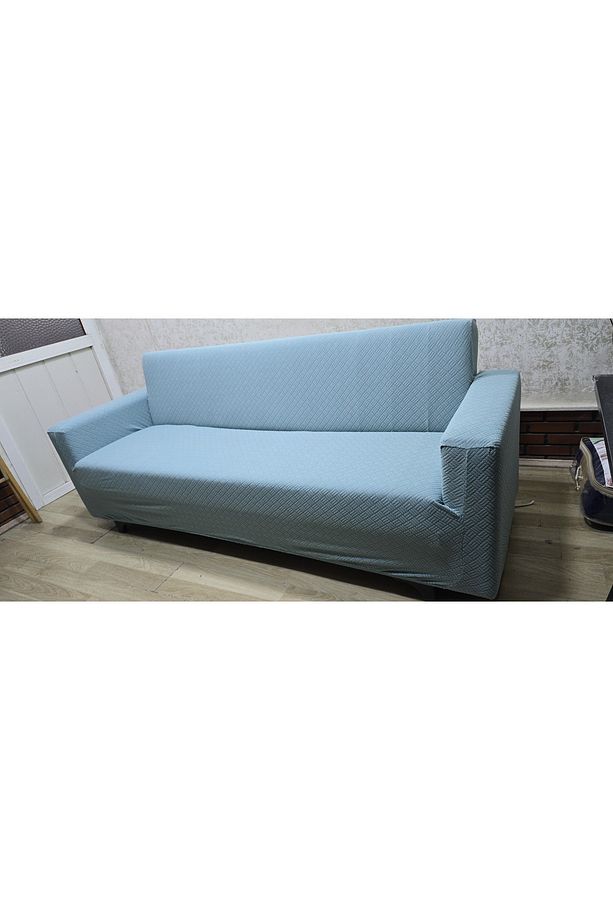 A Kaliteli Jakarlı Yarı Kaplama 3 3 1 1 Sepet Desen Lastikli Kanepe,koltuk Örtüsü, Kılıfı Takımı - 2