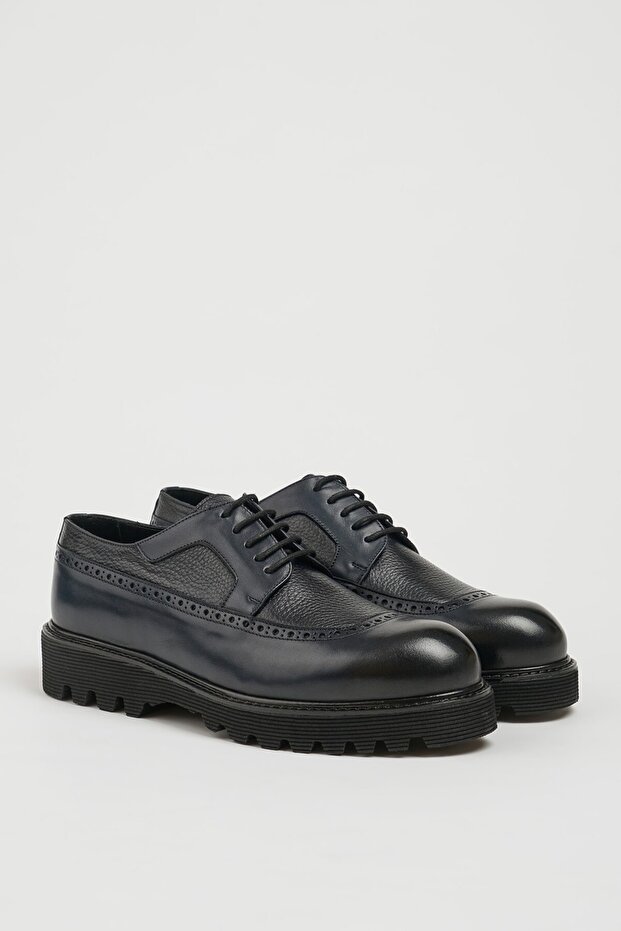 Frank Model Genuine Natural Leather Eva Sole Casual Shoes