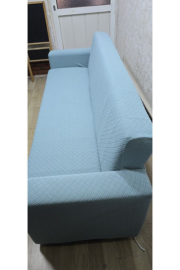 A Kaliteli Jakarlı Yarı Kaplama 3 3 1 1 Sepet Desen Lastikli Kanepe,koltuk Örtüsü, Kılıfı Takımı - 3