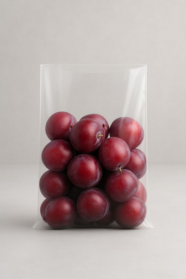 ŞEFFAF NAYLON TORBA 14x28cm (yarımlık) BAKLİYAT ET BUZDOLABI POŞETİ miktar:1 kg - 5