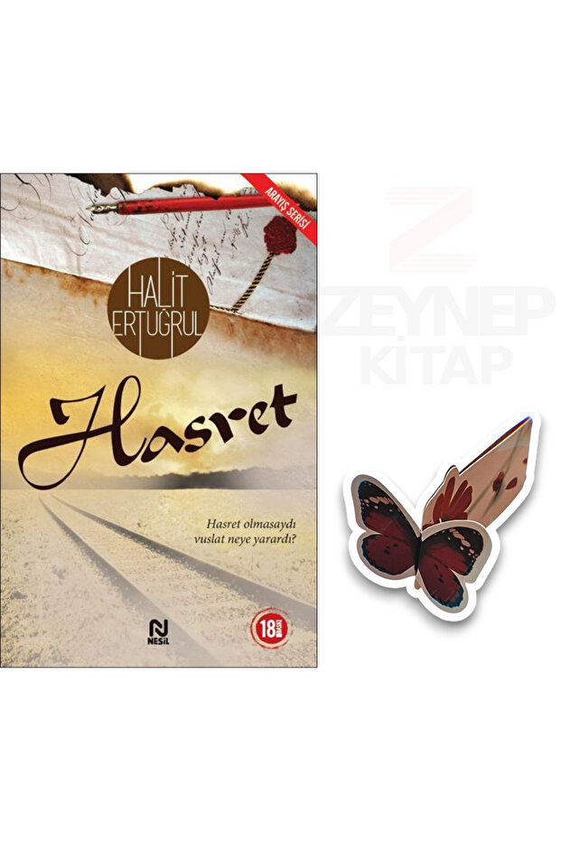 Hasret - Halit Ertuğrul(Özel Tasarım Kelebek Ayraç Hediye)