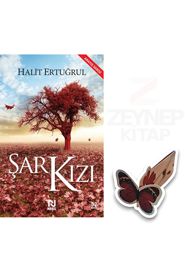 Şark Kızı - Halit Ertuğrul (Special Design Butterfly Bookmark Gift)