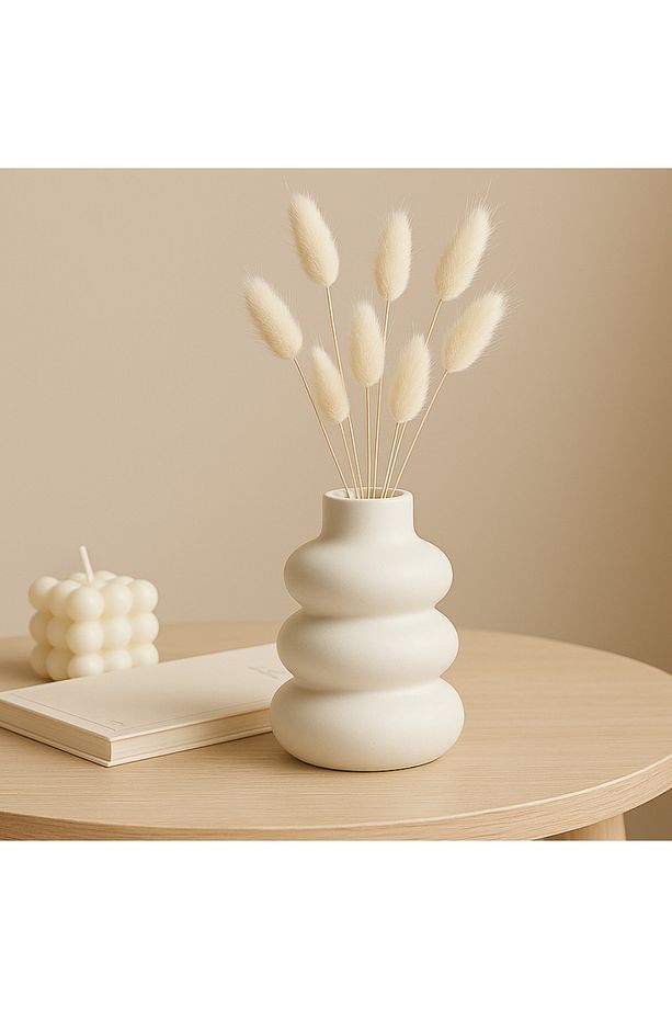 Pinterest Mini Vazo | Japandi Stil El Yapımı Minimal Vazo - 2