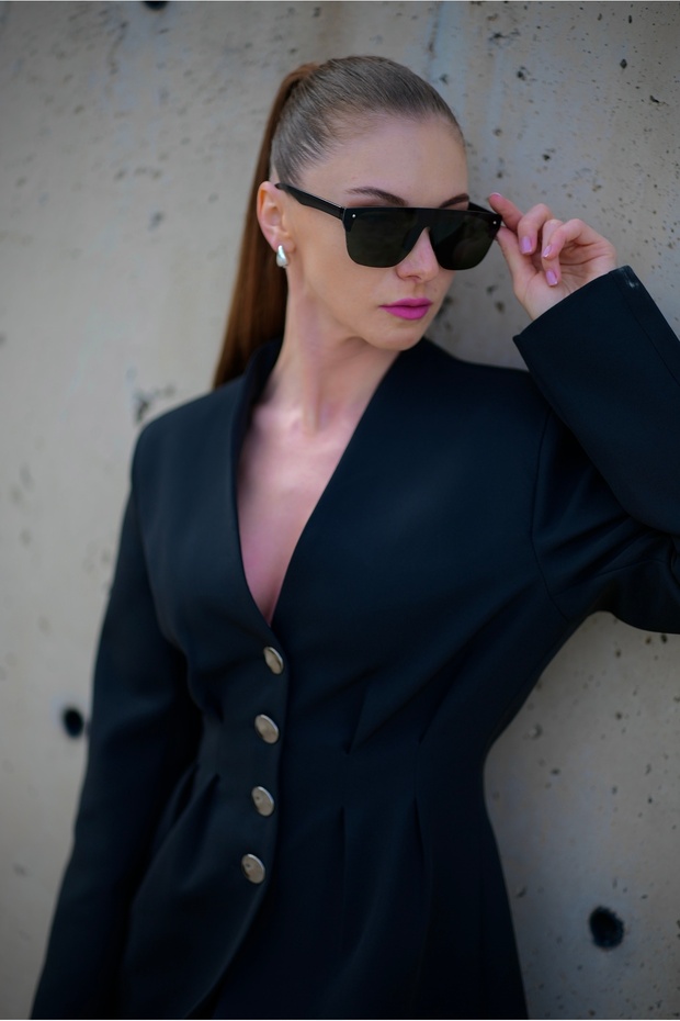 Noir Commande (Ceket Elbise) - 8