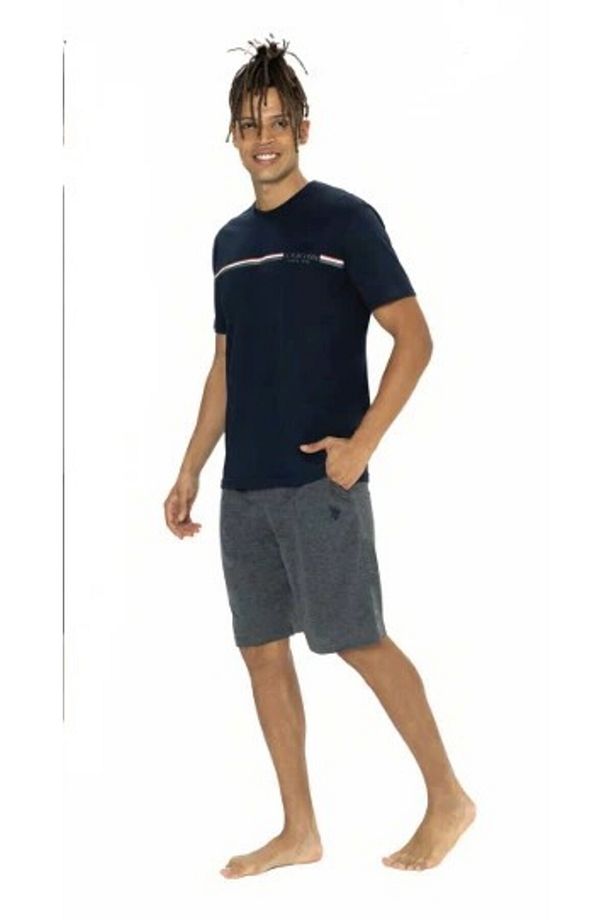 U.S. Polo Assn. Erkek Alt Üst Pijama Şort Takım - 2