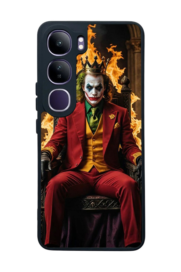 Vivo V40 Lite Compatible Matte Black Case – Soft Silicone, Protective, Shock Absorbing Cover