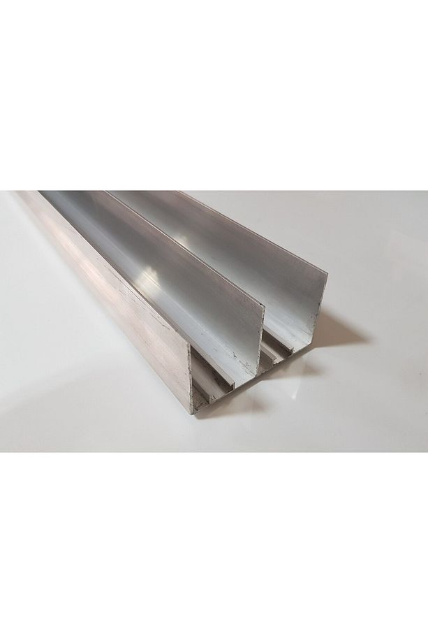 ALÜMİNYUM PROFİL SÜRME KAPAK RAYI FRENLİ ÜST RAY 250CM - 3