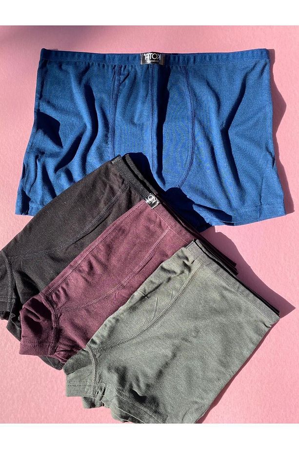 Modal Kumaş 4’lü İnce Yazlık Beli Katlanmaz Basic Erkek Boxer - 3