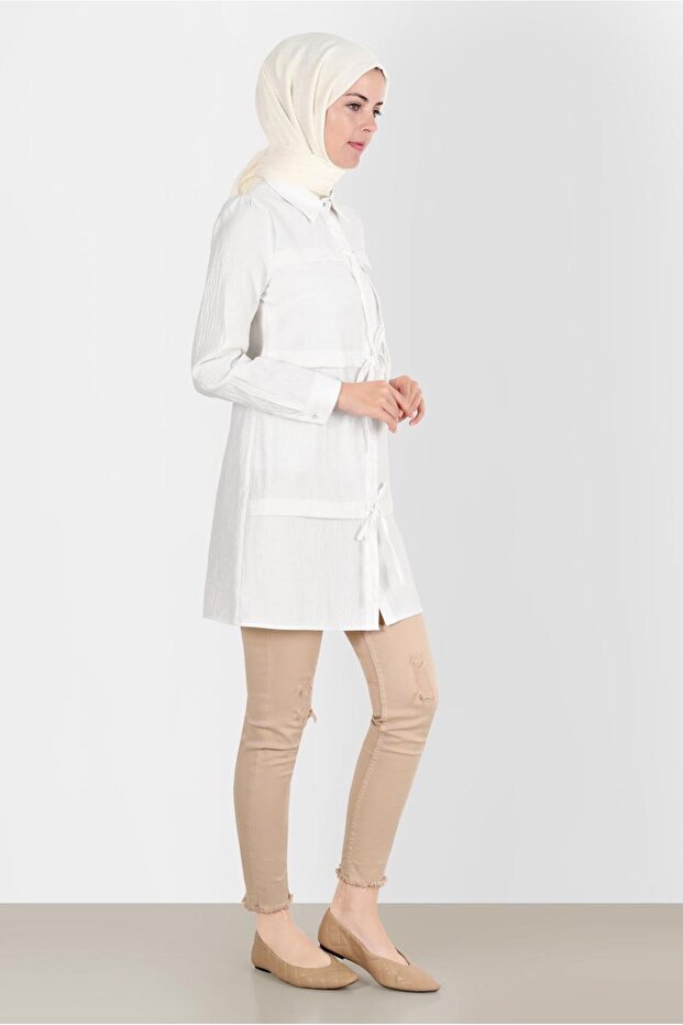 BAĞCIK DETAYLI TUNİK 42861 - 2