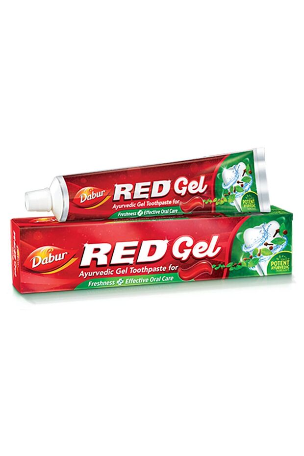 Red Gel Ayurvedic Toothpaste 150 G Herbal Oral Care For Strong Teeth & Healthy Gums