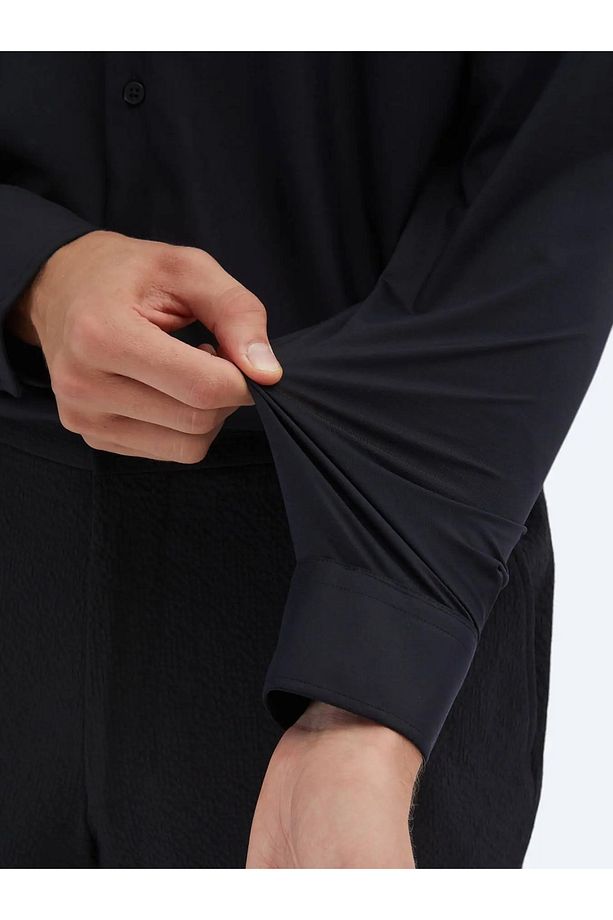 Siyah Regular Fit Casual Gömlek - 6