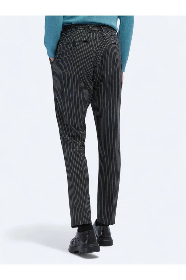 Antrasit Örme Jogging Fit Casual Pantolon - 4