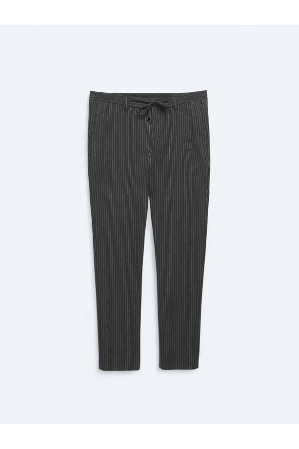 Antrasit Örme Jogging Fit Casual Pantolon - 5