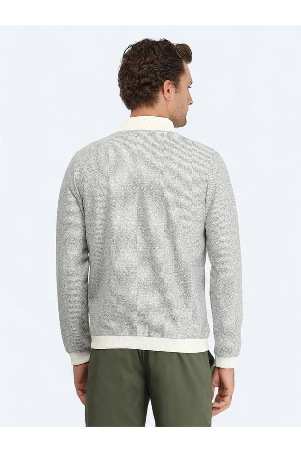 Haki Regular Fit Casual Örme Mont - 5