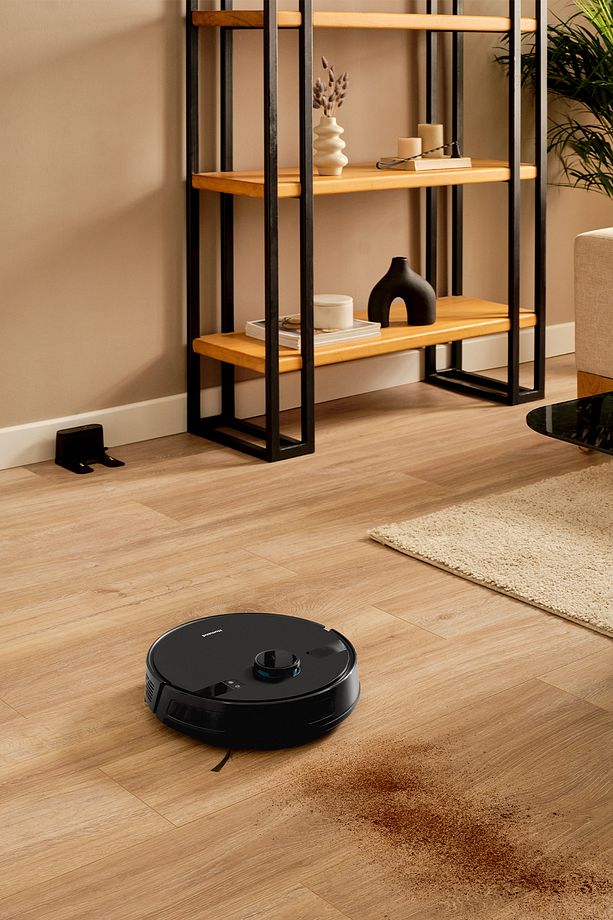 Alex Laser 1291h Moplu Ve Haritalamalı Akıllı 5 Kpa Robot Süpürge Siyah - 2