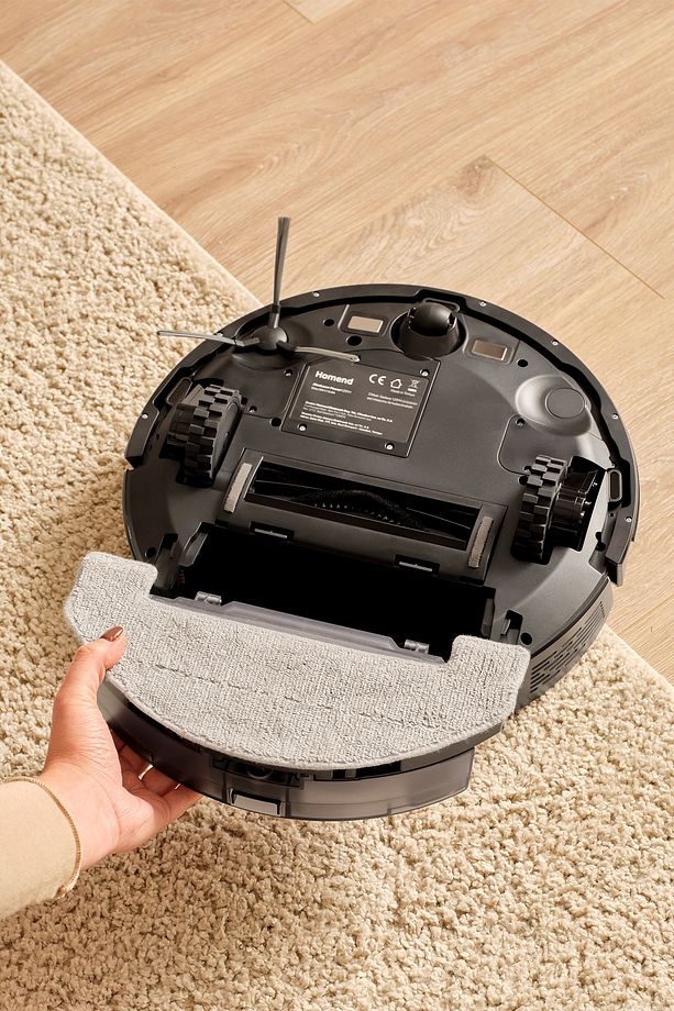 Alex Laser 1291h Moplu Ve Haritalamalı Akıllı 5 Kpa Robot Süpürge Siyah - 5