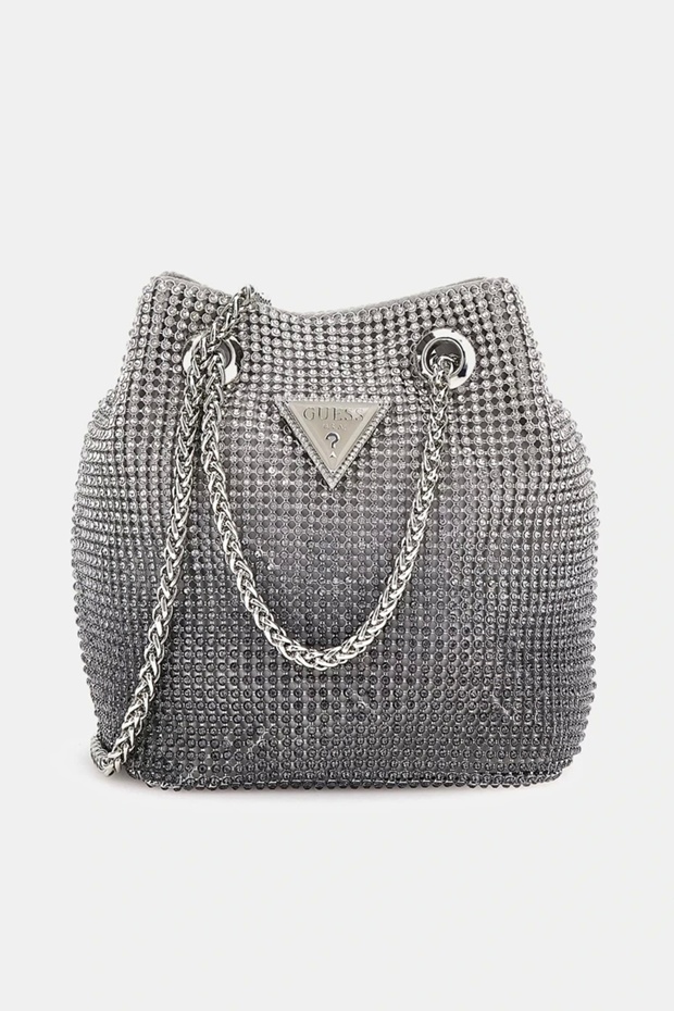 Zalina Pouch Women's Gray Shoulder Bag Hwoy9350750-Sil