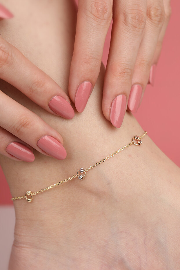 14 Ayar Altın Halhal - 1