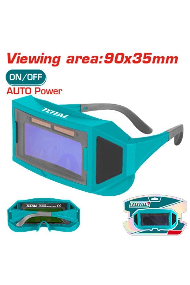 نظارة لحام الكترونية 90x35mm اتوماتيك - 1