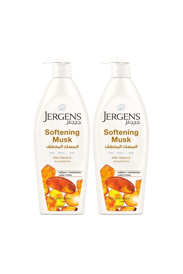 Softening Musk With Vitamin E Moisturizer Body Lotion Value Pack 2 x 400 ml