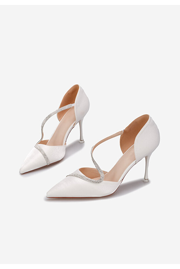 Bílé lodičky do špičky Lavada - 4