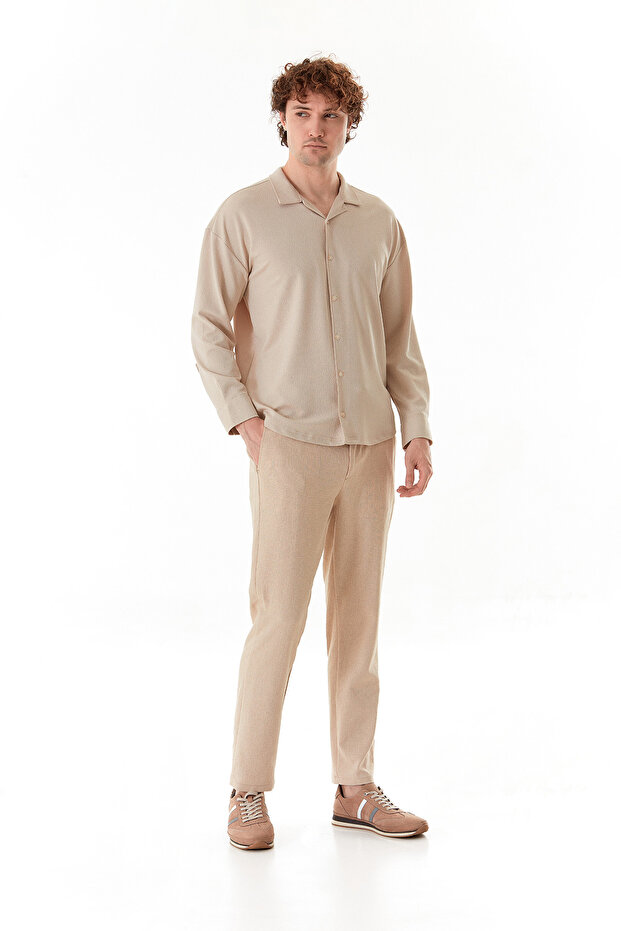 Joggerhose mit Spitzenbund - 1