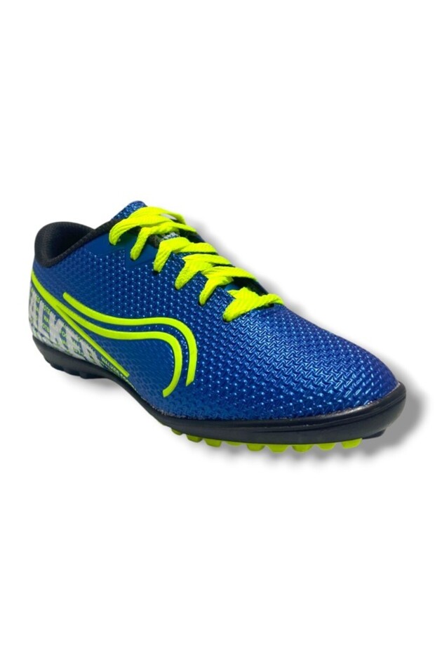 233-25 Astroturf Football Shoes Blue Yellow 36-39