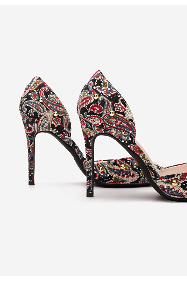 Černé lodičky do špičky Francesca - 6