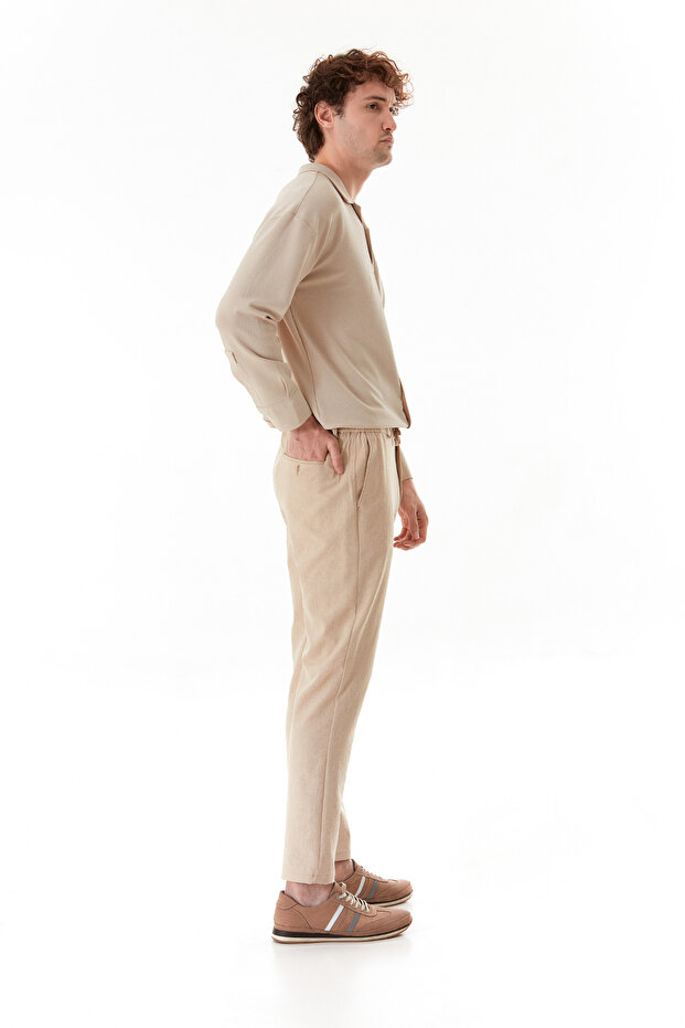 Joggerhose mit Spitzenbund - 3