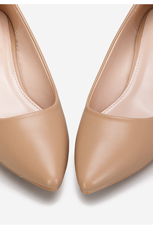 Camelové lodičky do špičky Modena - 6