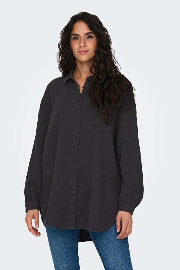 Gömlek - Siyah - 1
