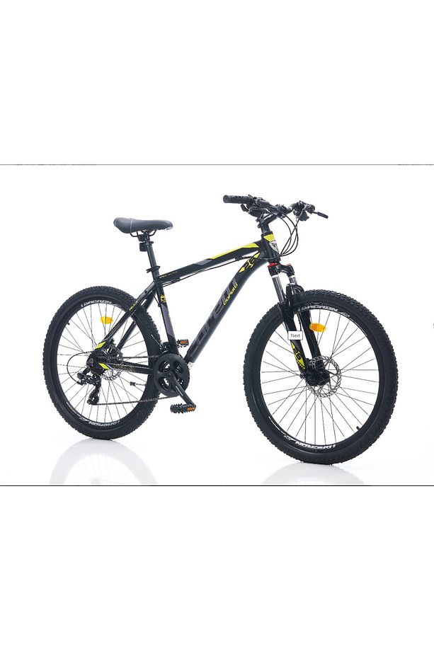 CORELLİ FELIX 1.2 HD 24 JANT 14cm KADRO SİYAH-SARI BİSİKLET - 1