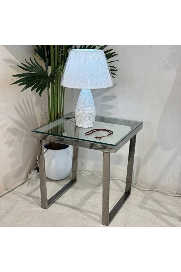 طاولة خدمة زاوية أسود