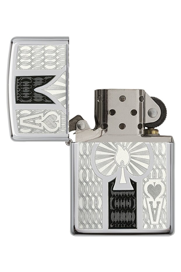 Çakmak 24196 Intricate Spade Design Lighter - 4