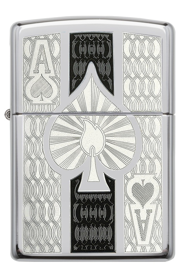 Çakmak 24196 Intricate Spade Design Lighter - 2