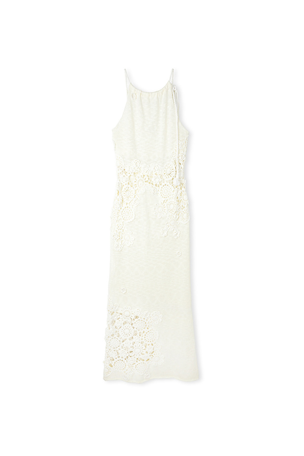 Kroşe mix elbise - 3