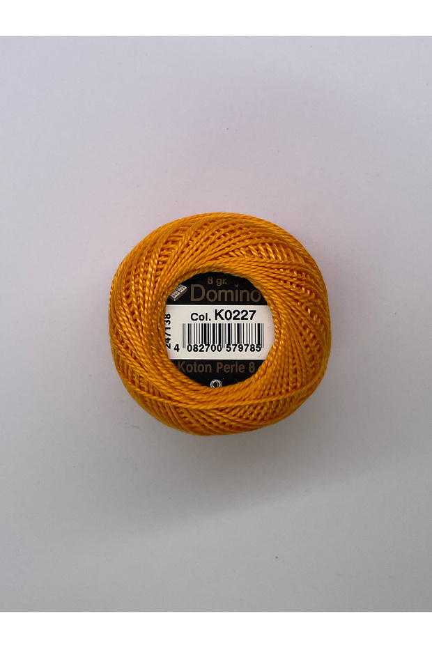 K0227 - خيط تطريز كوتون بيرل رقم 8