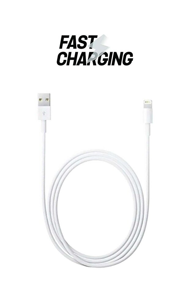 كابل شحن USB لمزامنة البيانات Lightning أبيض/فضي - 1