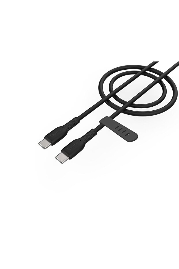 قيزمو كيبل شحن USB-C TO USB-C سيلكون أسود