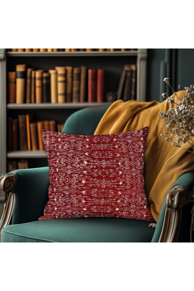 الملونة المرقعة منقوشة وسادة القضية مربع - 2