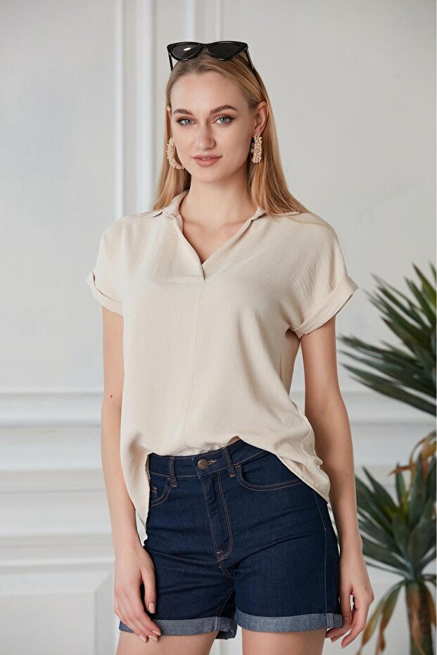 1243 Collared Blouse - 2