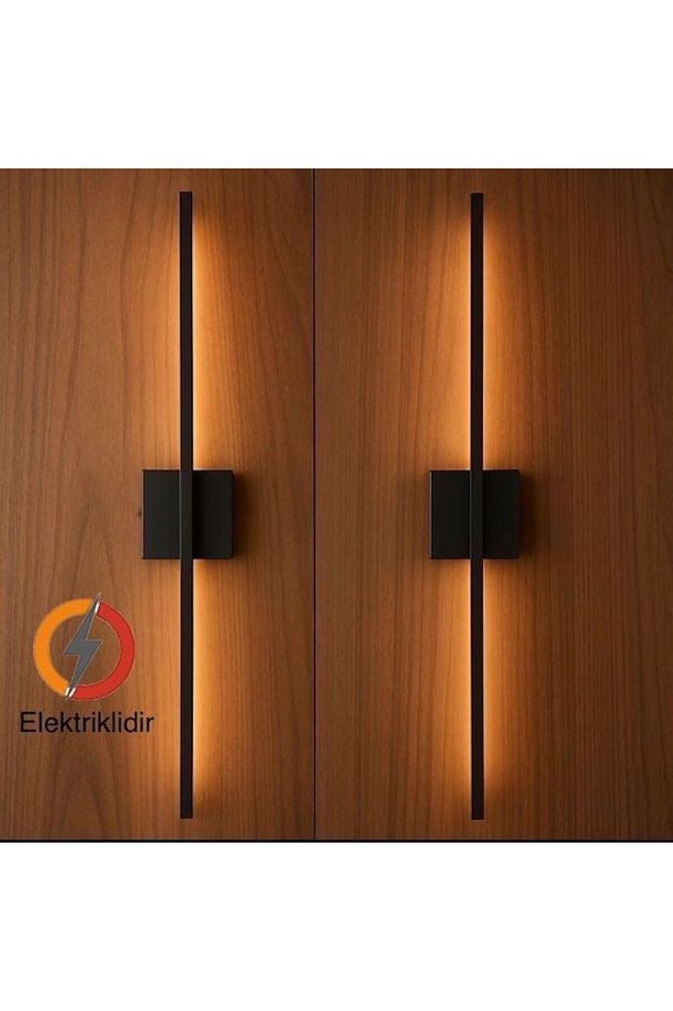 Modern Dekoratif Kare Led Duvar Aplik Siyah ( 1 Adet ) - 3