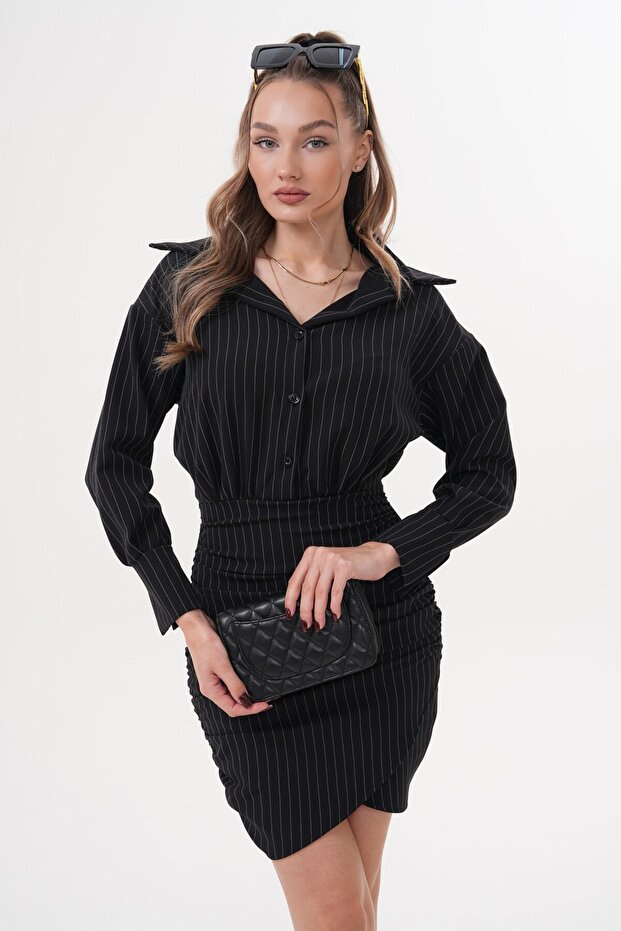 Dabil Gömlek Elbise - 6