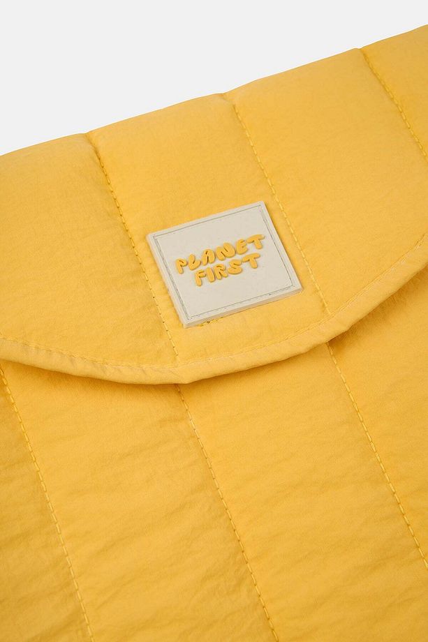 Planet First Puffer Laptop Case - Sarı - 2