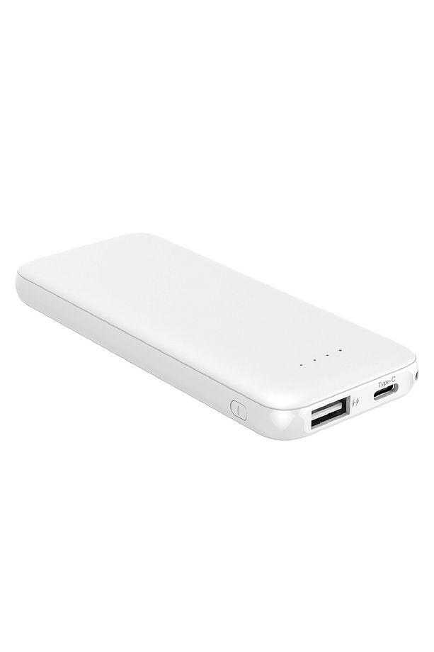 Thin 5B Slim Ultra ince 5000mAh Powerbank Taşınabilir Şarj Cijhazı Type-C / USB / Total Output 2.1A - 2