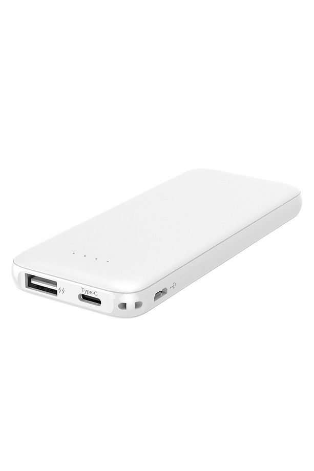 Thin 5B Slim Ultra ince 5000mAh Powerbank Taşınabilir Şarj Cijhazı Type-C / USB / Total Output 2.1A - 3