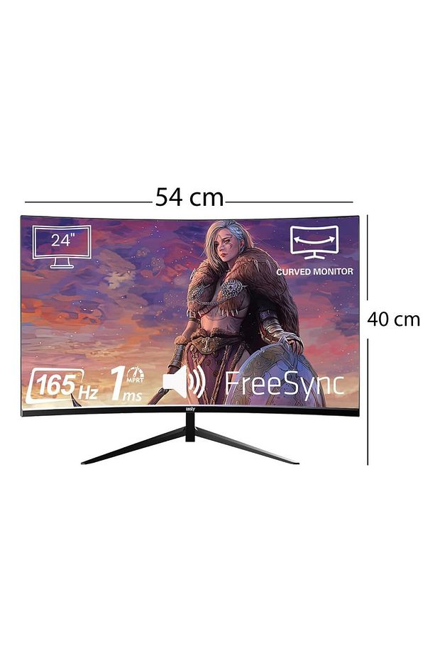2456c165 24" 1ms 165hz Amd Free Sync Fhd Led Hdmı Dp Va Curved Oyuncu Monitör - 5