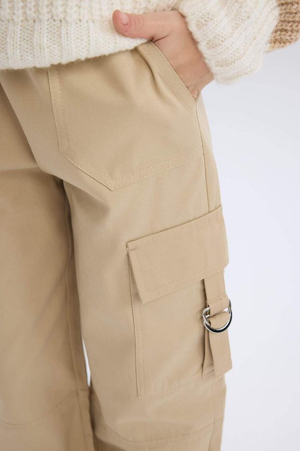 Bej Kız Çocuk Kumaş Pantolon D7608a8/bg739 - 5