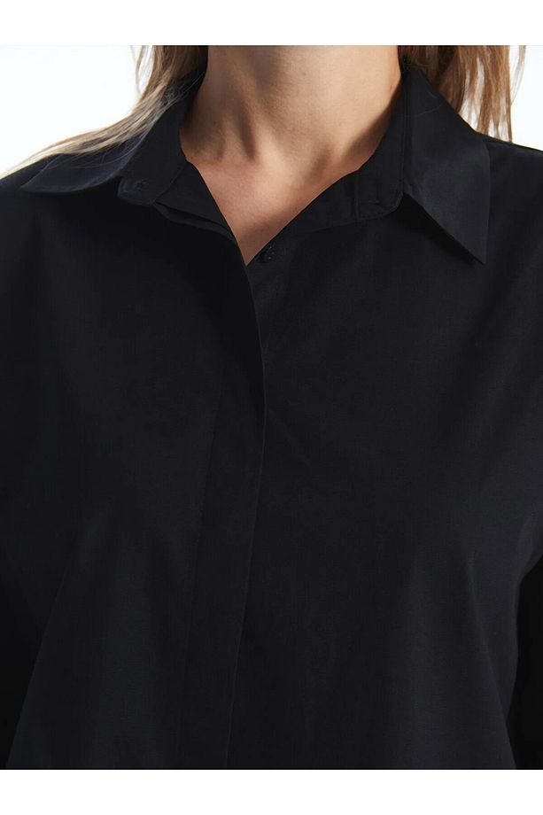 LCW Düz Oversize Kadın Gömlek - 4